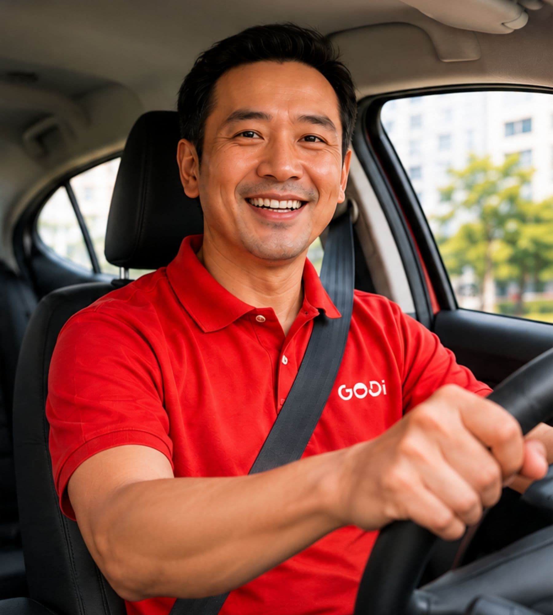 Tài xế GODI trong chuyến xe